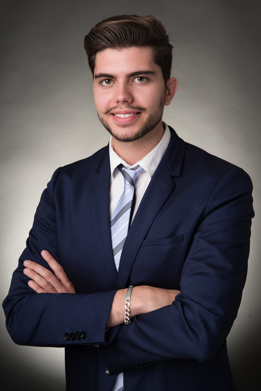Corporate portrait of a young businessman 

