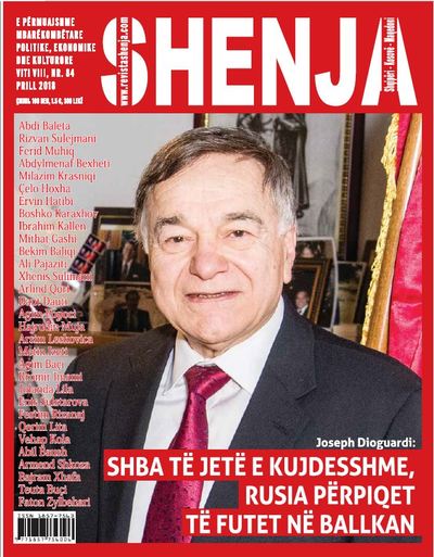 Portrait of former congressman Joseph Dioguardi for the monthlz magazine Shenja